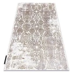 Modern DE LUXE carpet 2081 ornament vintage - structural gold / cream