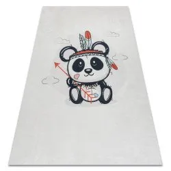 BAMBINO 1129 washing carpet panda for children anti-slip - cream