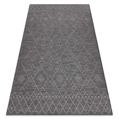 Dywan SZNURKOWY SIZAL płaskotkany PATIO 3077 Boho - czarny