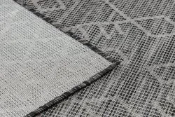 Dywan SZNURKOWY SIZAL płaskotkany PATIO 3077 Boho - czarny
