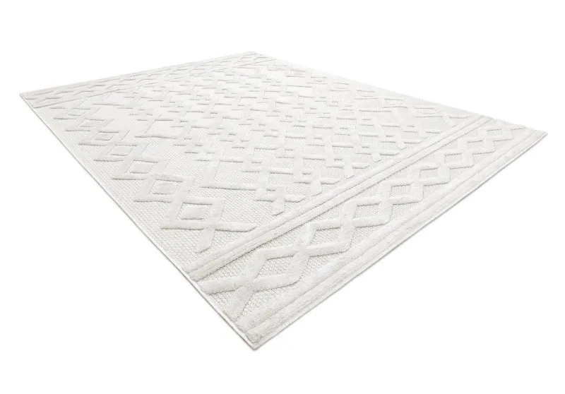 Dywan SANTO SZNURKOWY SIZAL 58389 romby, geometryczny, zygzak beż