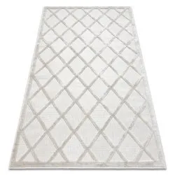 Dywan SANTO SZNURKOWY SIZAL 58365B Kratka, trellis beż