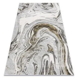 Dywan LIRA E1686 Abstrakcja, strukturalny, nowoczesny, glamour - szary / złoty