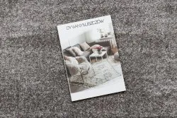 Dywan MATEO 8034/644 Nowoczesny ramka - strukturalny szary