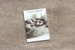 Dywan SOFTY koło Jednolity, jednokolorowy beż