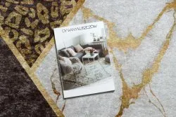 Dywan do prania MIRO 51338.805 Marmur, geometryczny antypoślizgowy - brązowy