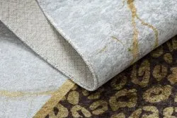 Dywan do prania MIRO 51338.805 Marmur, geometryczny antypoślizgowy - brązowy