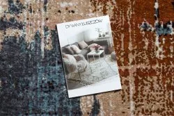 Dywan do prania MIRO 51454.802 Abstrakcja antypoślizgowy - granat / beż