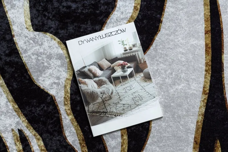 Dywan do prania MIRO 52002.807 Zebra antypoślizgowy - krem / czarny