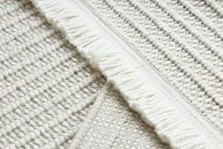 Dywan NANO FH72A Melanż, pętelkowy, płasko tkany biały