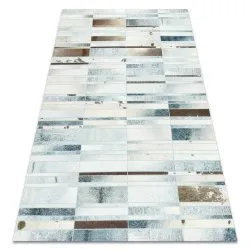 Carpet PATCHWORK 21717 beige - Cowhide, boards 