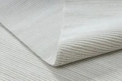 Dywan DUKE 51376 krem - Pasy, strukturalny, bardzo miękki, frędzle