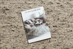 Dywan NEPAL 2100 koło sand, beż - wełniany, dwustronny, naturalny
