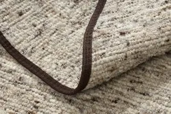 Dywan NEPAL 2100 koło sand, beż - wełniany, dwustronny, naturalny