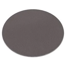 Modern washing carpet LINDO circle grey, anti-slip, shaggy