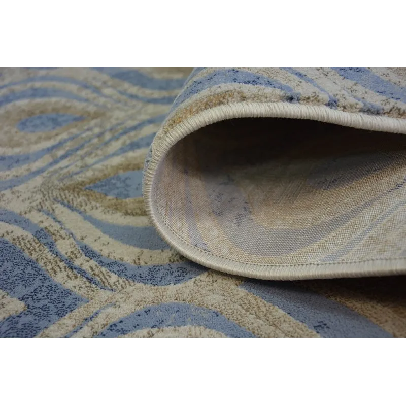 Dywan DROP JASMINE 030 L.blue/Smoke