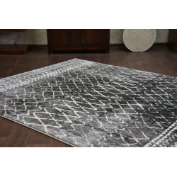 Modern SHADOW 9890 rug in brown and black, perfect for contemporary interiors