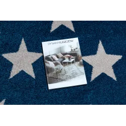 SKETCH Round Rug - FA68 Blue/White Stars