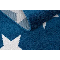 SKETCH Round Rug - FA68 Blue/White Stars