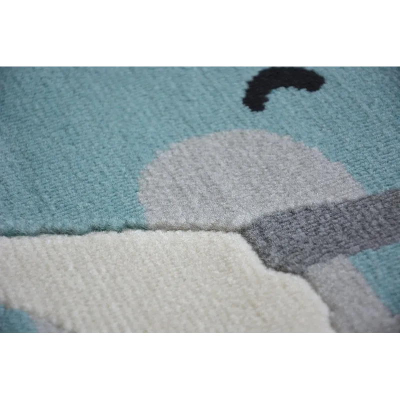 Rug for a child's room, perfect for play and learning