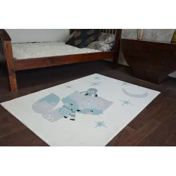 Cream rug that adds charm to any interior