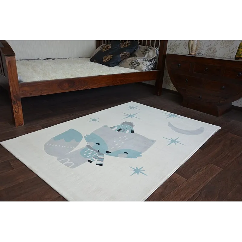 Cream rug that adds charm to any interior
