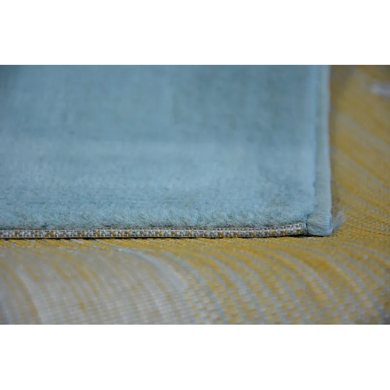 Pastel-colored modern rug, perfect for children's bedroom decor