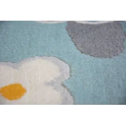 Ideal rug for living room or kids' room, in soft pastel shades