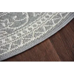 Round Sisal Rope Rug FLAT 48691/637 Grey