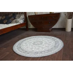 Round Sisal Rope Rug FLAT 48691/637 Grey