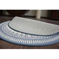 Round Sisal Rope Rug FLAT 48695/591 Blue