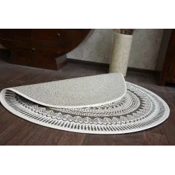 Round Sisal Rope Rug FLAT 120cm Brown