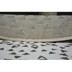 Round Sisal Rope Rug FLAT 48715/768 120cm White