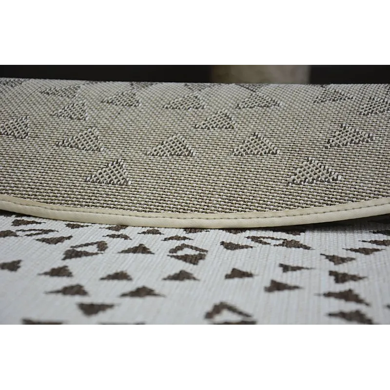 Round Sisal Rope Rug FLAT 48715/768 120cm White