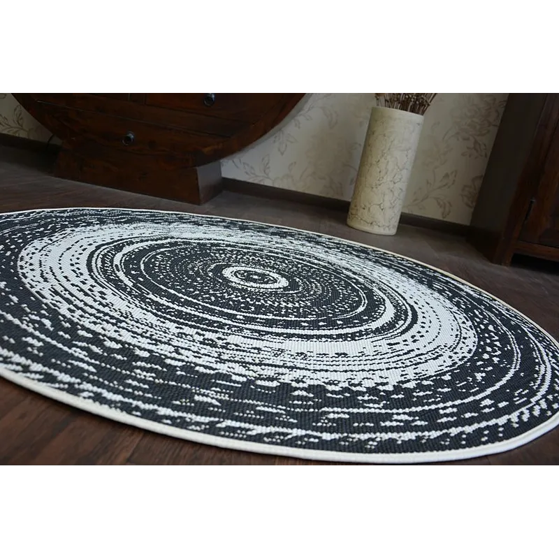 Round Sisal Rope Rug FLAT 48756/960 White