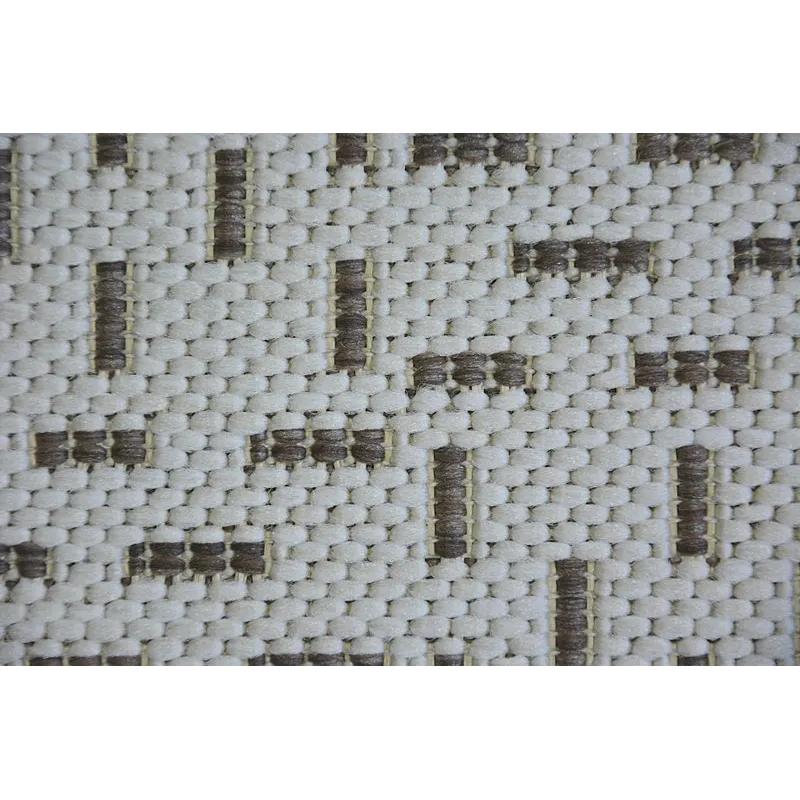 Sisal Cord Rug FLAT 48722/608 Cream Brown
