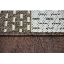 Sisal Cord Rug FLAT 48722/608 Cream Brown