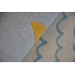 Pastel colored rug for a modern living room