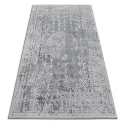 ACRYLIC VALENCIA Rug 2328 ORNAMENT Dark Gray / Ivory