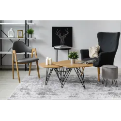 Acrylic Rug VALENCIA 2328 ORNAMENT Dark Gray/Ivory