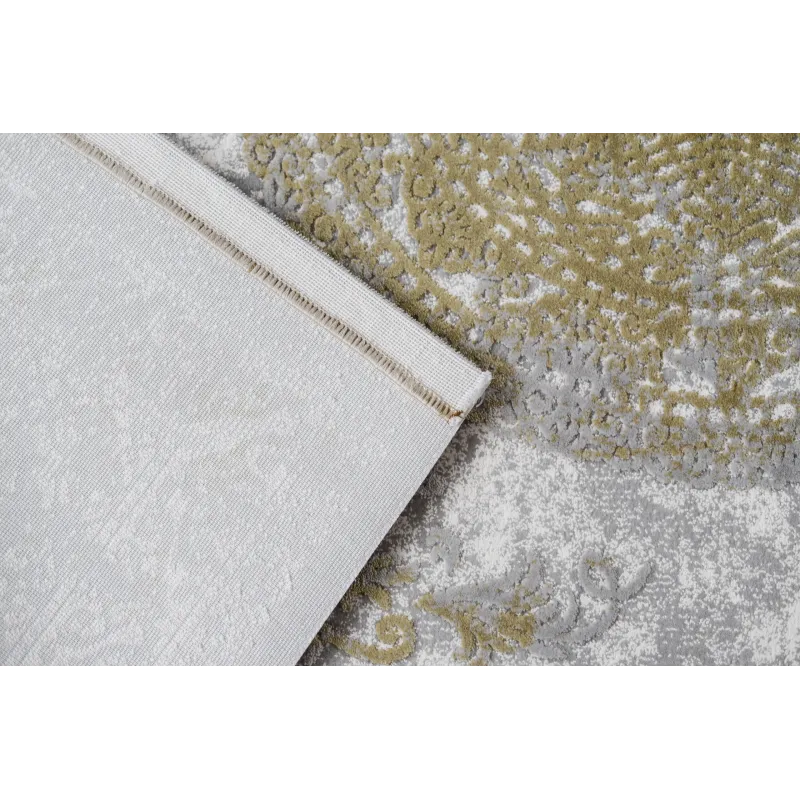 Acrylic Rug VALENCIA 2328 ORNAMENT Grey/Mustard