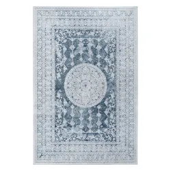 Acrylic Rug VALENCIA 2328 ORNAMENT Blue/Ivory
