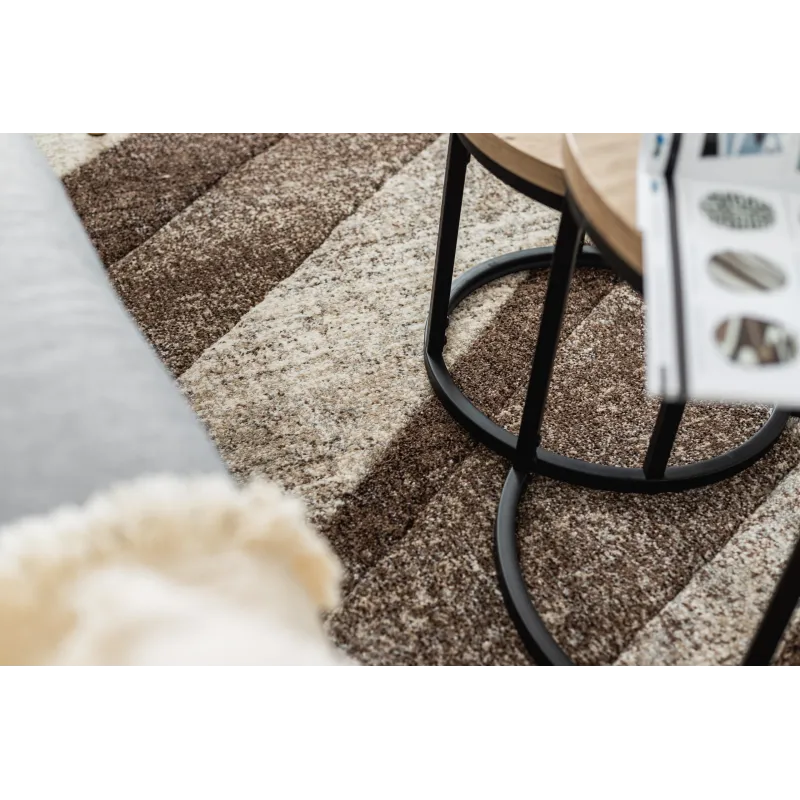 FEEL 5673/15044 Herringbone Rug Brown 80x150 cm