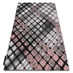 INTERO REFLEX 3D Grid Pink Rug
