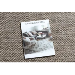 Beige boho rug, perfect for living room or bedroom decor