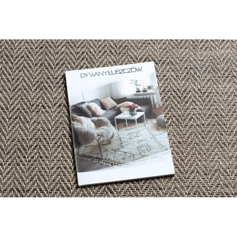 Beige boho rug, perfect for living room or bedroom decor