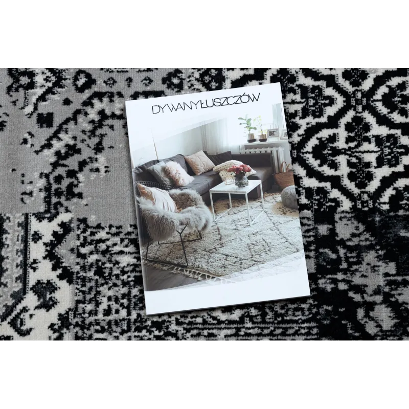 Stylish vintage grey rug, perfect for modern interior design