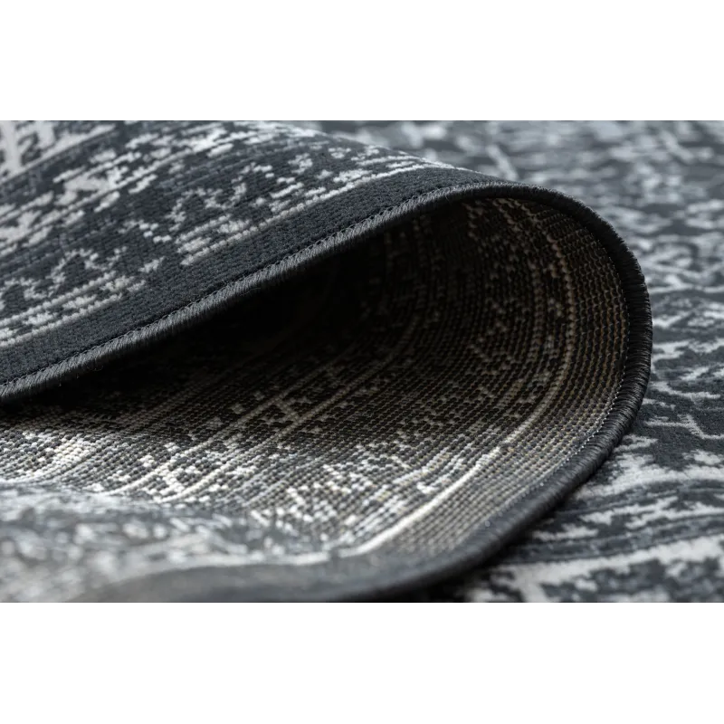 Classic black vintage rug 22212996 for the bedroom