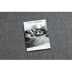 Chic grey rug, ideal for living rooms or bedrooms with a modern touch