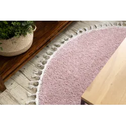 BERBER 9000 Round Pink Rug 120cm